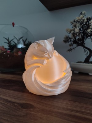 Meta Threed Dekoratif Kedi Figürlü Gece Lambası / Ortam Işığı / Masa Üstü Dekor / Hediyelik