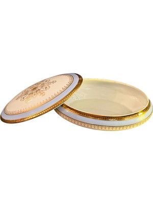 Limoges Bardet El Boyama Bonboniyer 20 cm 12 cm 7 cm Ölçülerinde