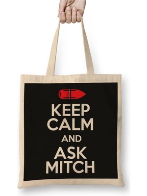 Dekado Keep Calm And Ask Mitch Baywatch Rescue Buoy Bez Çanta Uzun Saplı