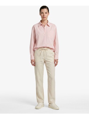 Gant Erkek Krem Regular Fit Çizgili Pantolon 1504041.240
