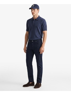 Gant Erkek Lacivert Slim Fit Jean 1000460.433
