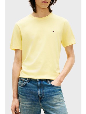 Tommy Hilfiger Pamuklu Regular Fit Bisiklet Yaka T Shirt Erkek T Shirt MW0MW39995 Zf0