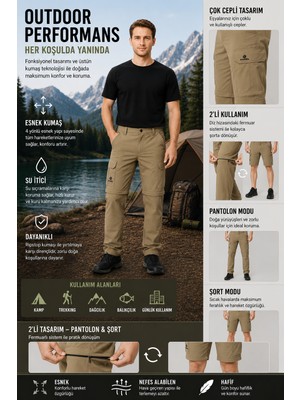 Armadillo Erciyes Outdoor Esnek Dayanıklı Pantolon