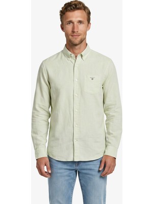 Gant Erkek Yeşil Logolu Gömlek 3826152T.328