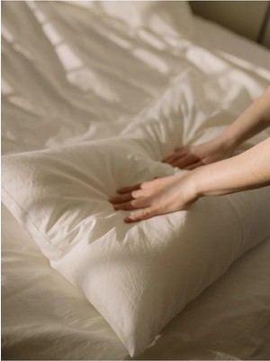 La Mehser Premium Slim Yastık | En Ince Form | Orijinal Silikon Dolgu | Yıkanabilir | Microfiber Kumaş