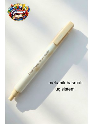 Glanart Mekanik Basmalı Kalem Tipi Silgi 1 Adet