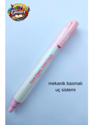 Glanart Mekanik Basmalı Kalem Tipi Silgi 1 Adet