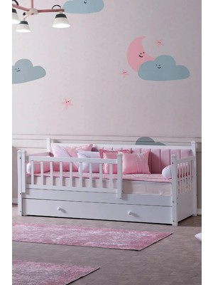 Palmera Soho Montessori 90X190 Queen Bebek/çocuk Karyolası 90X190 – Zarif & Güvenli Tasarım (Yavru Karyola Dahil 80X180)