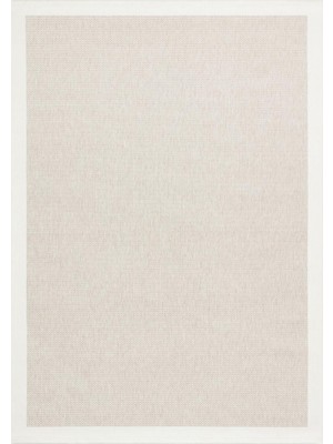 Eko Halı Mono Mno 05 Beıge Cream Hav Toz Vermez Kaymaz Tabanlı Ince Sisal Halı