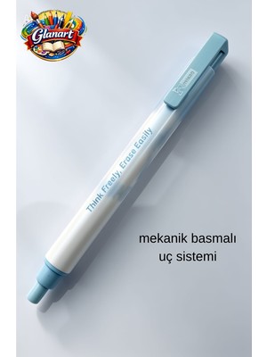 Glanart Mekanik Basmalı Kalem Tipi Silgi 1 Adet