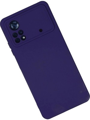 Colezium Po X4 Pro 5g Kılıf Nano Içi Kadife  - Mor