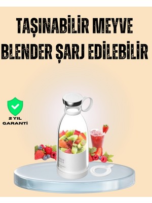 Luord-Store 1200MAH Şarjlı, Hafif Pratik Taşınabilir Blender -