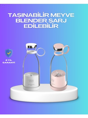 Luord-Store Çevre Dostu Cam Gövdeli Kablosuz Smoothie Blender -