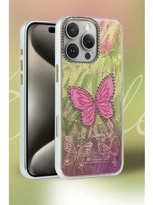 Colezium Iphone 16 Pro Max Kılıf Blade Aynalı Desenli Kapak - Desen 5