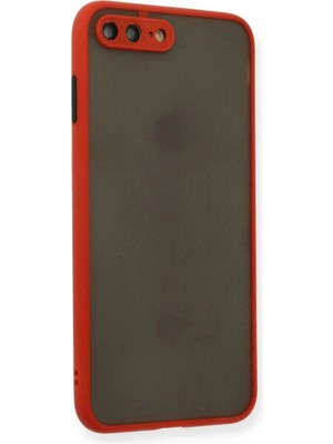 Colezium Iphone 7 Plus Kılıf Montreal  Kapak - Kırmızı