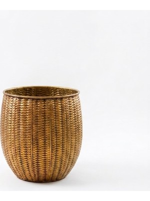 Panalı PNL-MG03 M Gold Metal Saksı