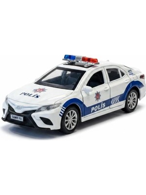 Genel Tedarik FY6228-12D Disp. Metal Çek Bırak Polis Arabası-Kid