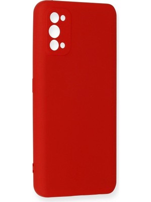 Colezium Realme 7 Pro Kılıf Nano Içi Kadife  - Kırmızı