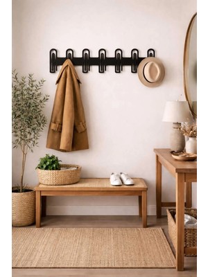 Akdesingwallart 4-6-8 Gözlü Modern Metal Duvar Askılık