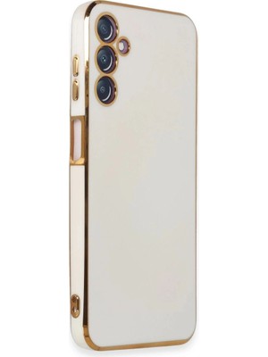 Colezium Galaxy M14 5g Kılıf Volet  - Beyaz