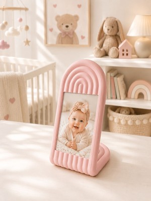 Msv Studio 3d Instax Mini Uyumlu Gökkuşağı Fotoğraf Çerçevesi – Masaüstü Fotoğraf Standı