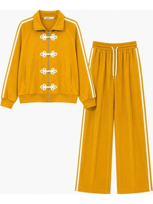 HANIQA Retro Çizgili Eşofman Takımı