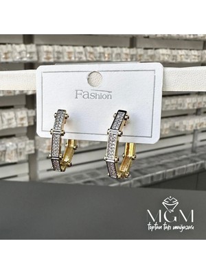 Hace Bazaar Zirkon Taşlı Küpe