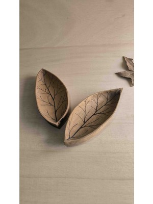 Htd Wood El Yapımı Ev Dekorasyonu Yaprak Obje
