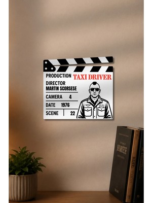 Gişe Arts Klaket Tablo / Duvar Dekoru - Taxi Driver (Taksi Şoförü)