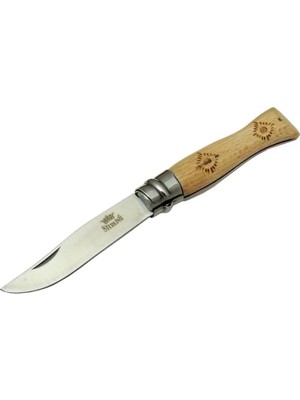 Eco Port T0221 Bahçe Çakı 16 cm - Ahşap Sap, Bilezikli, Kılıflı