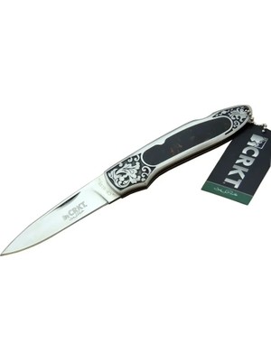 Eco Port Cr 0128 Khv Kamp Çakı 18 cm - Metal Desenli Sap, Kılıflı, Kutulu