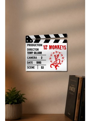 Gişe Arts Klaket Tablo / Duvar Dekoru - Twelve Monkeys (12 Maymun)