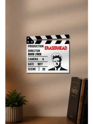 Gişe Arts Klaket Tablo / Duvar Dekoru - Eraserhead (Silgi Kafa)