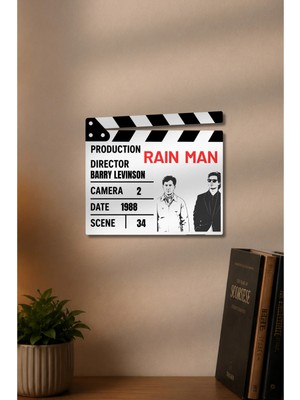 Gişe Arts Klaket Tablo / Duvar Dekoru - Rain Man (Yağmur Adam)