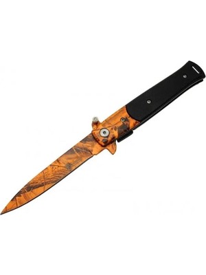 Eco Port FST-5001 Turuncu Çakı 22 cm Manuel, Kemerlikli