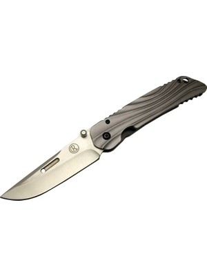 Eco Port Umnumzaan T 50 Gri Kamp Çakı 22,5cm - Manuel, Kemerlikli, Oluklu