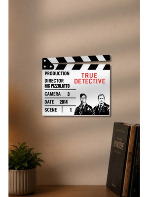 Gişe Arts Klaket Tablo / Duvar Dekoru - True Detective