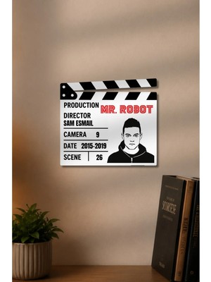 Gişe Arts Klaket Tablo / Duvar Dekoru - Mr. Robot