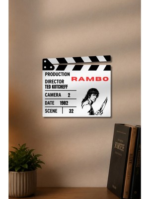 Gişe Arts Klaket Tablo / Duvar Dekoru - Rambo