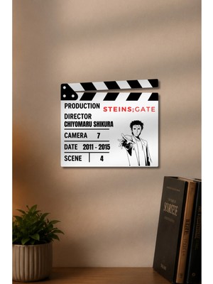 Gişe Arts Klaket Tablo / Duvar Dekoru - Steins;gate