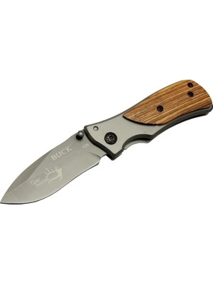 Eco Port Family X35 Kahverengi Kamp Çakı 15CM- Manuel, Kemerlikli, Ahşap Sap