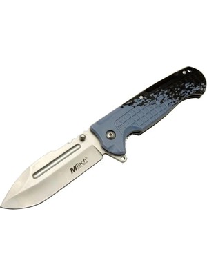 Eco Port 4281 Mavi Kamp Çakı 21CM - Yarı Otomatik, Kemerlikli, Oluklu