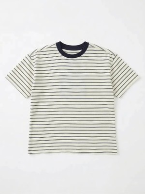 La'ciel Paris Lacivert Çizgili Erkek Çocuk Kısa Kollu T-Shirt