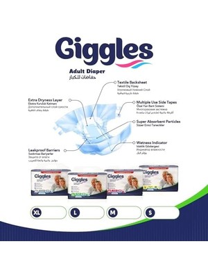 Terra Organik Giggles Hasta Bezi Xl Beden 30 Adet
