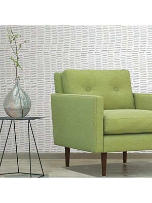 Terra Organik RMK11364WP Gri ve Beyaz Kene Işareti Peel And Stick Duvar Kağıdı