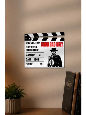 Gişe Arts Klaket Tablo / Duvar Dekoru - Iyi, Kötü ve Çirkin (The Good, The Bad And The Ugly)