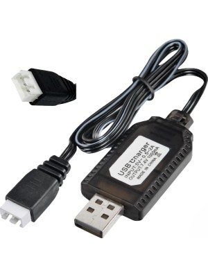 Eco Port Sertec 7.4V Li-Ion Sm-3p Soket Drone Bataryası USB Şarj Kablosu