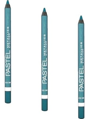 Pastel Metallics Waterproof Long Lasting Eye Pencil 331 (3 Paketi)