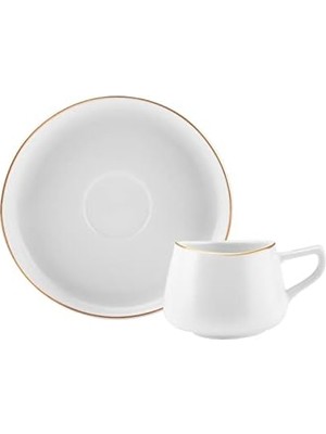 Streamline Hole 6 Kişilik Kahve Fincan Takımı 80 ml