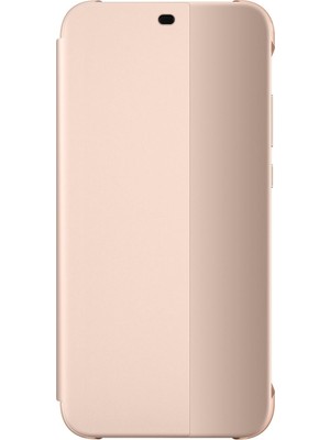 P20 Lite Smart View Flip Cover Kılıf, Pembe